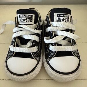 Converse Kids' Black and White Sneakers